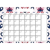 Go West Calendar- 5x7 Blank