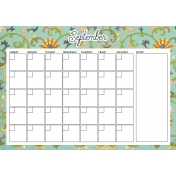 Cozy Kitchen- Calendar A4 Blank