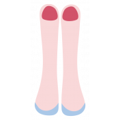 Flower Power Elements Kit- Sticker Boots Pink