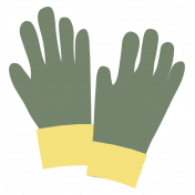 Flower Power Elements Kit - Sticker Gloves Green