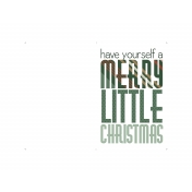 The Good Life December: greeting card b 4x6