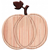 The Good Life- November Elements- Wood Pumpkin 2