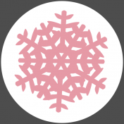 The Good Life: January 2019 Elements Kit- Circle Snowflake Pink