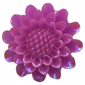 The Good Life: January 2019 Elements Kit- Flower Dahlia Button