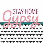 The Good Life- January 2019- Word Art Tag This Stay Home Gypsy