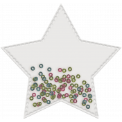 Shaker Pockets Kit- Beads- Star Filled