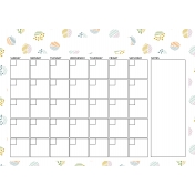 Umbrella Weather Calendars- Calendar 1 A4