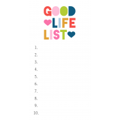 The Good Life: April 2019 Journal Me Kit- List travelers notebook