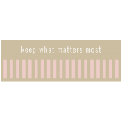 Spring Cleaning Words & Tags Kit: keep what matters most