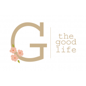 The Good Life: May 2019 Pocket Cards Kit- Journal Card 06 4x6