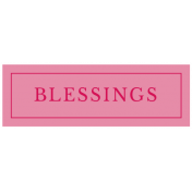 The Good Life: August 2019 Words & Tags Kit- label blessings