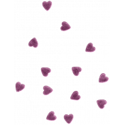 The Good Life: September 2019 Mini Kit- heart scatter purple