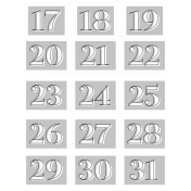 Alpha Template Kit #39: Alpha 39 Template Numbers 17-31