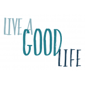 The Good Life- September 2019 Pocket Cards- Card 1 4x6