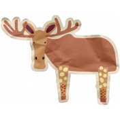 The Good Life- November 2019 Elements- Sticker Moose