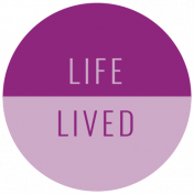 The Good Life: December 2019 Labels & Words Kit- label life lived