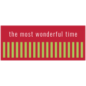 The Good Life: December 2019 Christmas Labels & Words Kit- Label the most wonderful time