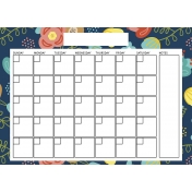 The Good Life- February 2020 Calendars- Calendar 5x7 Blank 2
