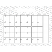 The Good Life: March 2020 Calendars Kit- 1 Calendar 8.5 x 11 blank