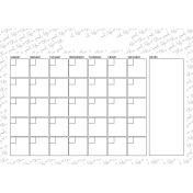The Good Life: March 2020 Calendars Kit- 1 Calendar a4 blank