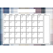 The Good Life: March 2020 Calendars Kit- 3 Calendar 5x7 blank