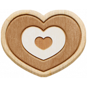 The Good Life- April 2020 Mini Kit- Wood Heart 4