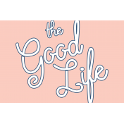 The Good Life- April 2020 Pocket Cards- JC 05 4x6