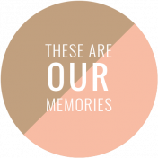 The Good Life- May 2020 Labels & Words- Label These Are Our Memories