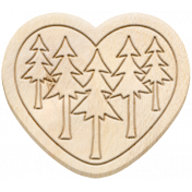 The Good Life- June 2020 Elements- Wood Tree Heart