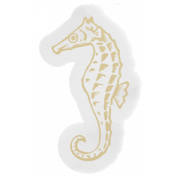 The Good Life: July 2020 Elements Kit Vellum Sea Horse