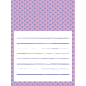 The Good Life: August 2020 Pocket Cards Kit Journal Card 02 3x4 template
