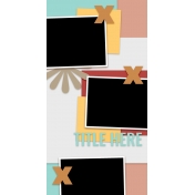 Travelers Notebook Layout Templates Kit #12- Layout Template 12C