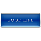 The Good Life- October 2020 Elements- enamel good life Tag