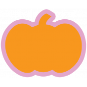 The Good Life- October 2020 Stickers & Tags Kit- pumpkin