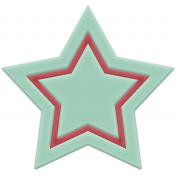 The Good Life: November 2020 Elements Kit- Rubber star mint