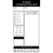 The Good Life- December 2020 Christmas B&W Journal Me- JM 07 TN