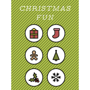 The Good Life: December 2020 Christmas Pocket Cards Kit- Journal Card 8 3x4