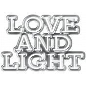 Hanukkah Word Art Kit- Wire Love And Light