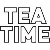 The Good Life: January 2021 Stamps Kit- Tea Time