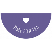 The Good Life: January 2021 Labels & Stickers Kit- Time For Tea