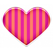 The Good Life: January 2021- Elements Kit- Puffy Heart Stripes