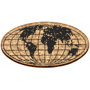 World Traveler Bundle #2- Neutral Elements- Neutral Cork Globe 2