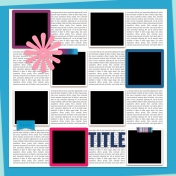 Layout Templates Kit #68- Template 68C