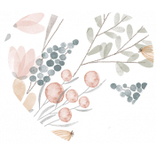Good Life July 21_Heart Watercolor Flowers-Pink Gray Green