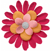 Make A Wish Elements Kit- Layered Flower 1 Pink