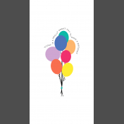 Make A Wish_Journal Card-Balloons Bunch TN