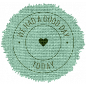 The Good Life: September 2021 Elements Kit- burlap good day