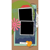 Travelers Notebook Layout Templates Kit #29- Layout Template 29b