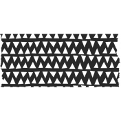 Good Life Sep 21_Washi Tape-Zigzag-Black White Large