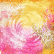 Good Life Oct 21_ Painted Paper-Swirl Yellow Pink